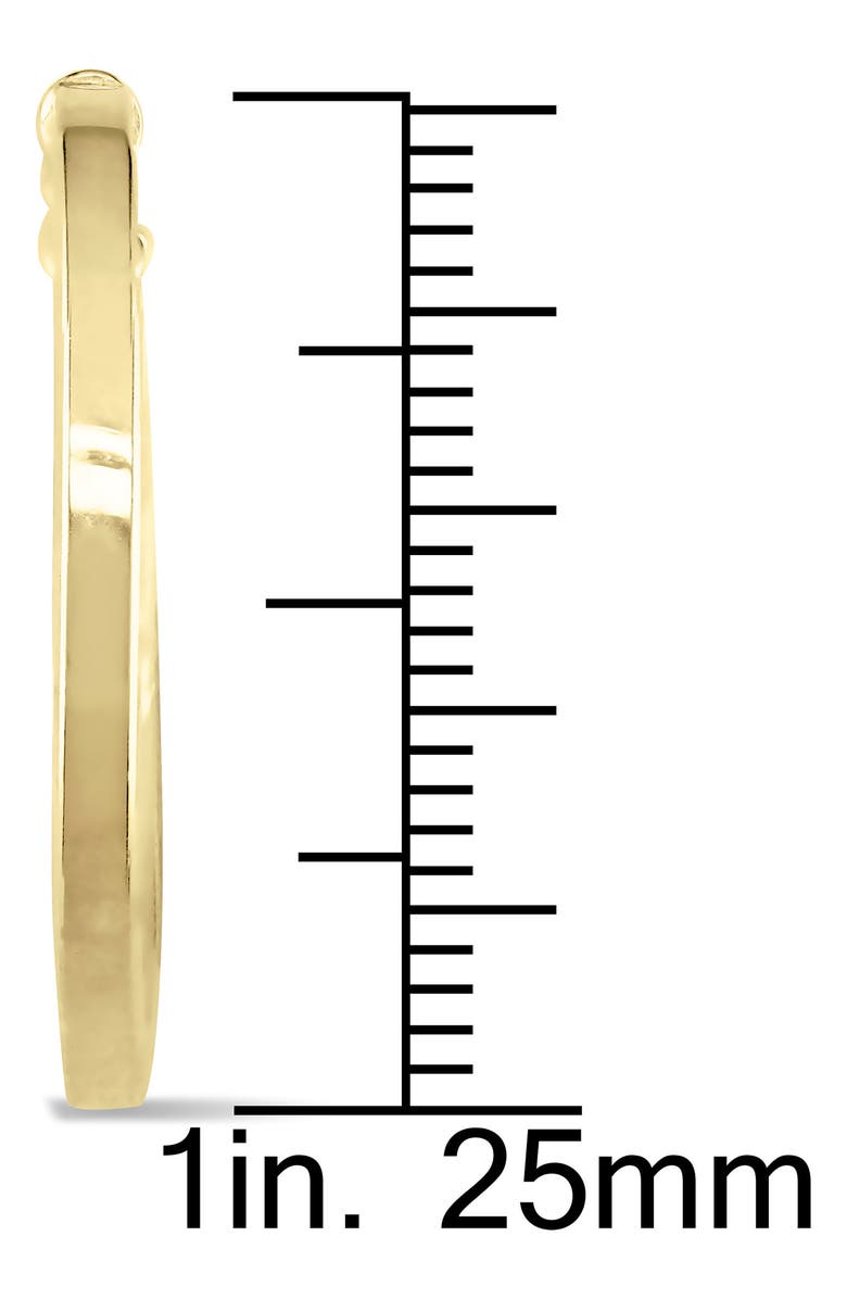 DELMAR 10K Gold Hoop Earrings, 24mm, Alternate, color,