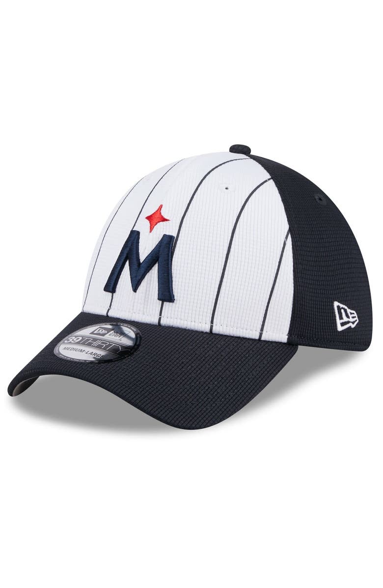 New Era Men's New Era White Minnesota Twins 2024 Batting Practice 39THIRTY Flex Hat, Main, color, White