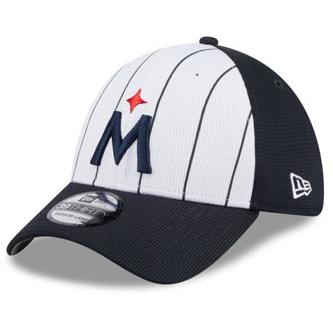 Men's New Era  White Minnesota Twins 2024 Batting Practice 39THIRTY Flex Hat