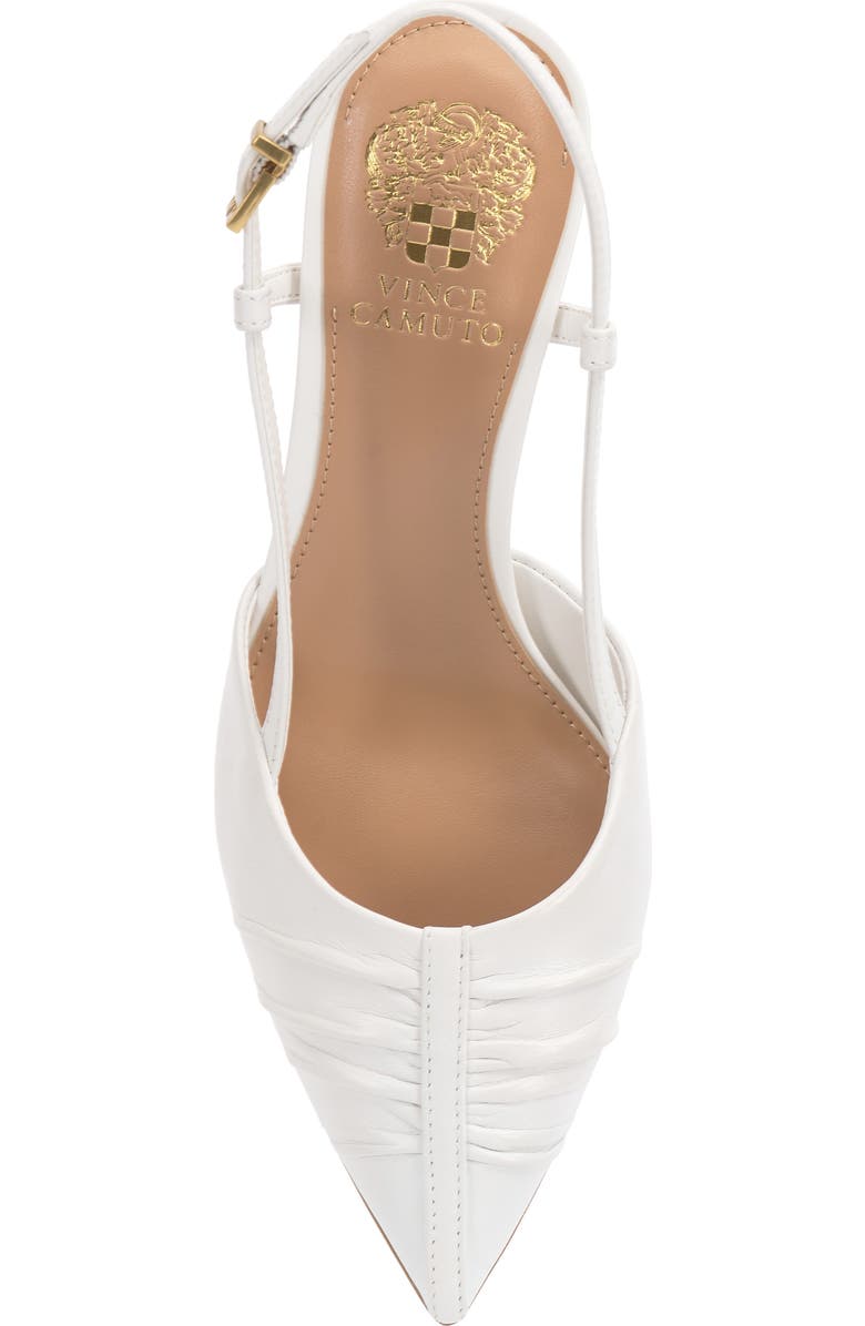 Vince Camuto Kelten Slingback Pointed Toe Pump, Alternate, color, Bianco
