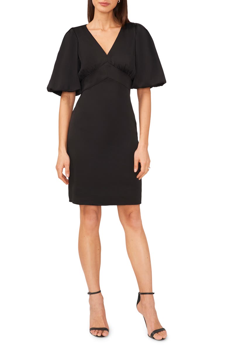 Halogen<sup>®</sup> Puff Sleeve Sheath Dress, Main, color,