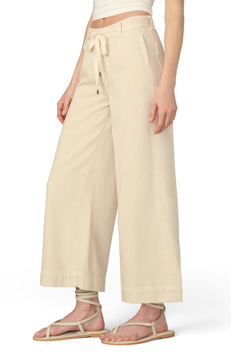 Joe's The Addison Low Rise Cotton Blend Ankle Wide Leg Pants, Alternate, color, Sandshell