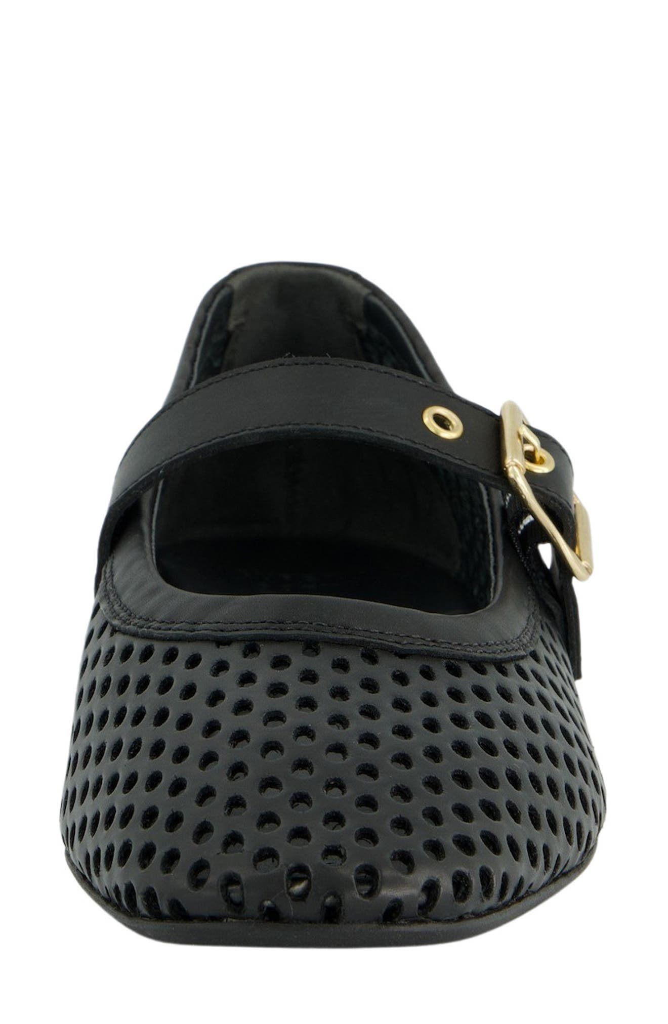 Paul Green Dana Mary Jane Flat, Alternate, color, Black Leather