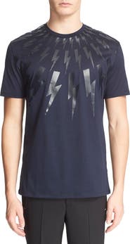 Neil Barrett Tonal Thunderbolt Graphic T-Shirt
