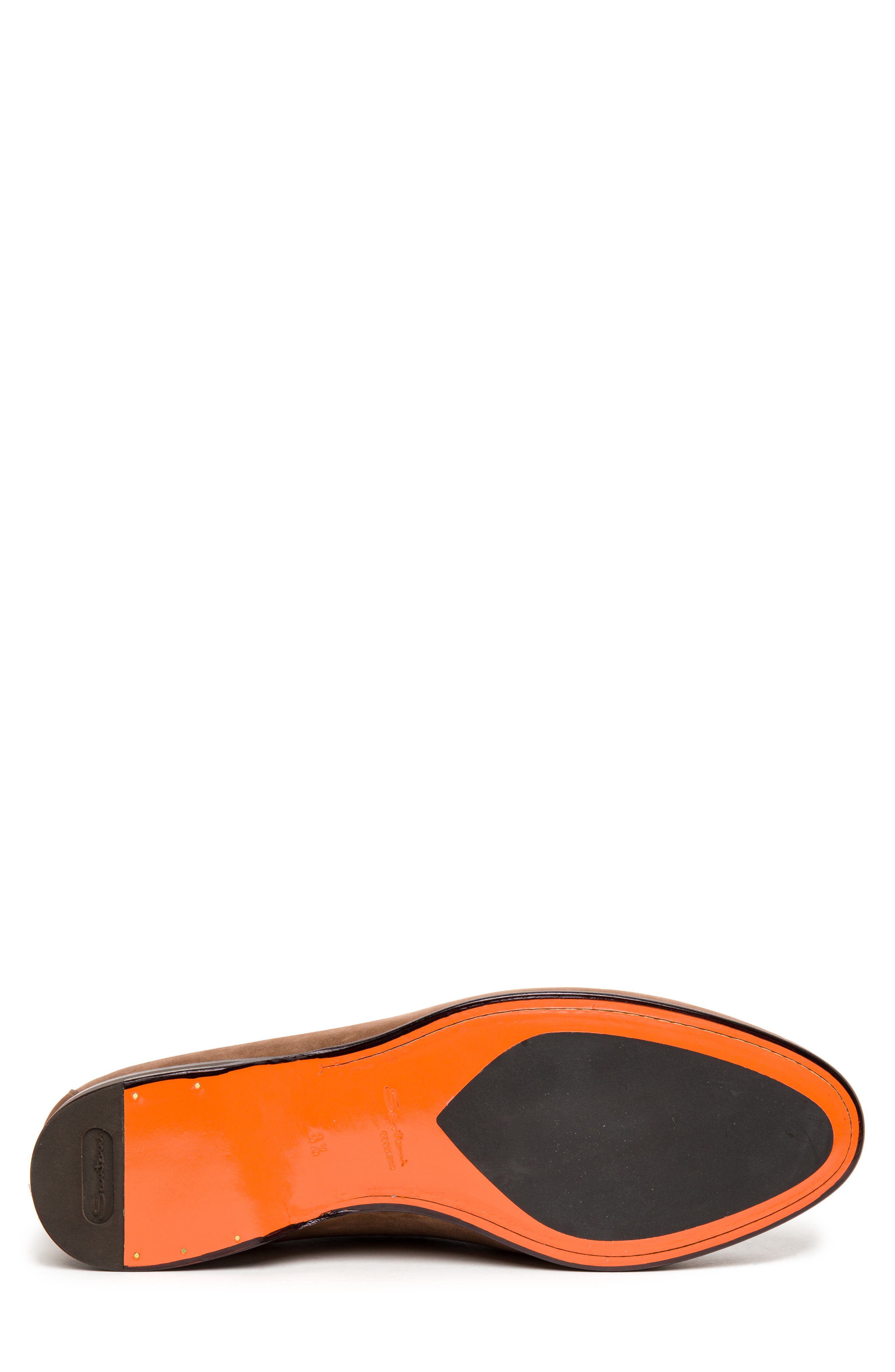 Santoni Andrea Tassel Loafer, Alternate, color, Brown