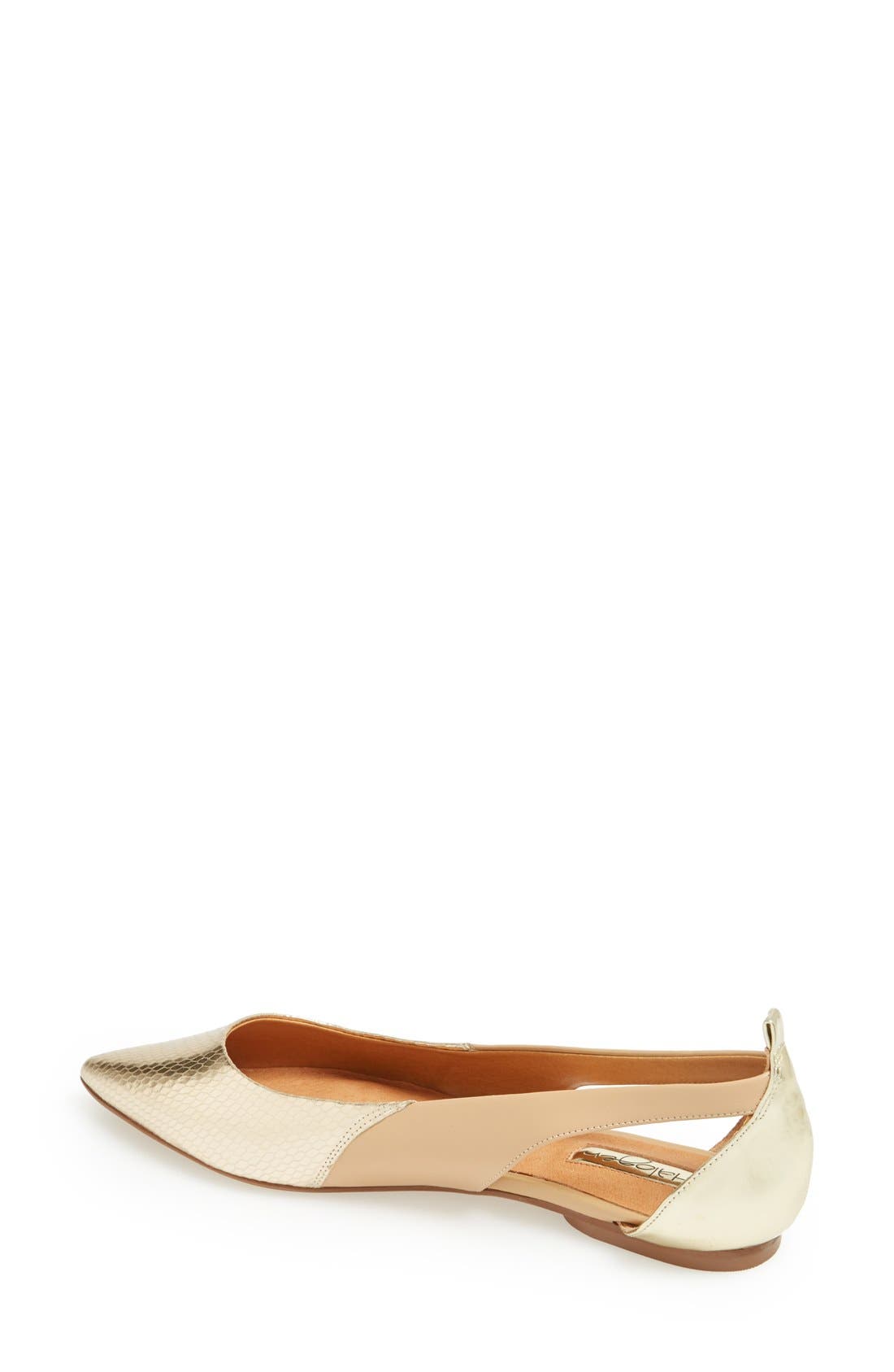 HALOGEN KYLIE FLAT, Alternate, color, METALLIC COMBO