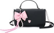 OMG Accessories Kids' Heart Faux Leather Top Handle Bag
