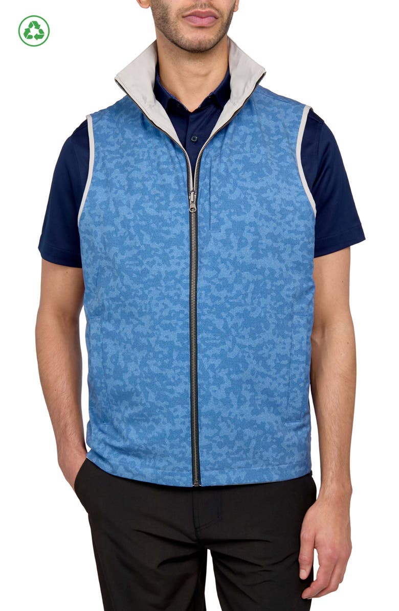 CONSTRUCT Camo Print Performance Reversible Vest, Alternate, color, Tan