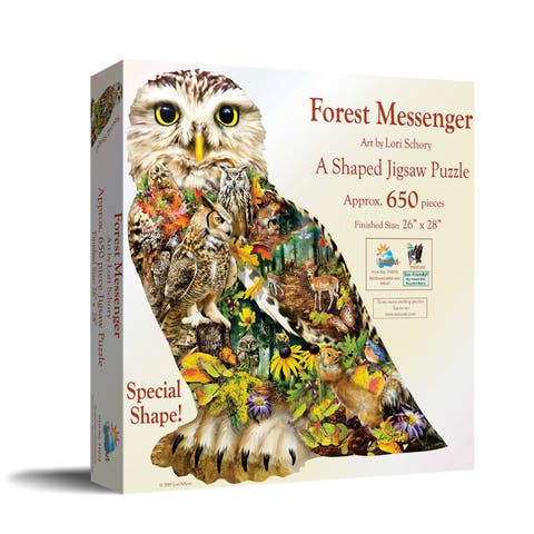 Forest Messenger 650 piece Jigsaw Puzzle for Adults Special Shape