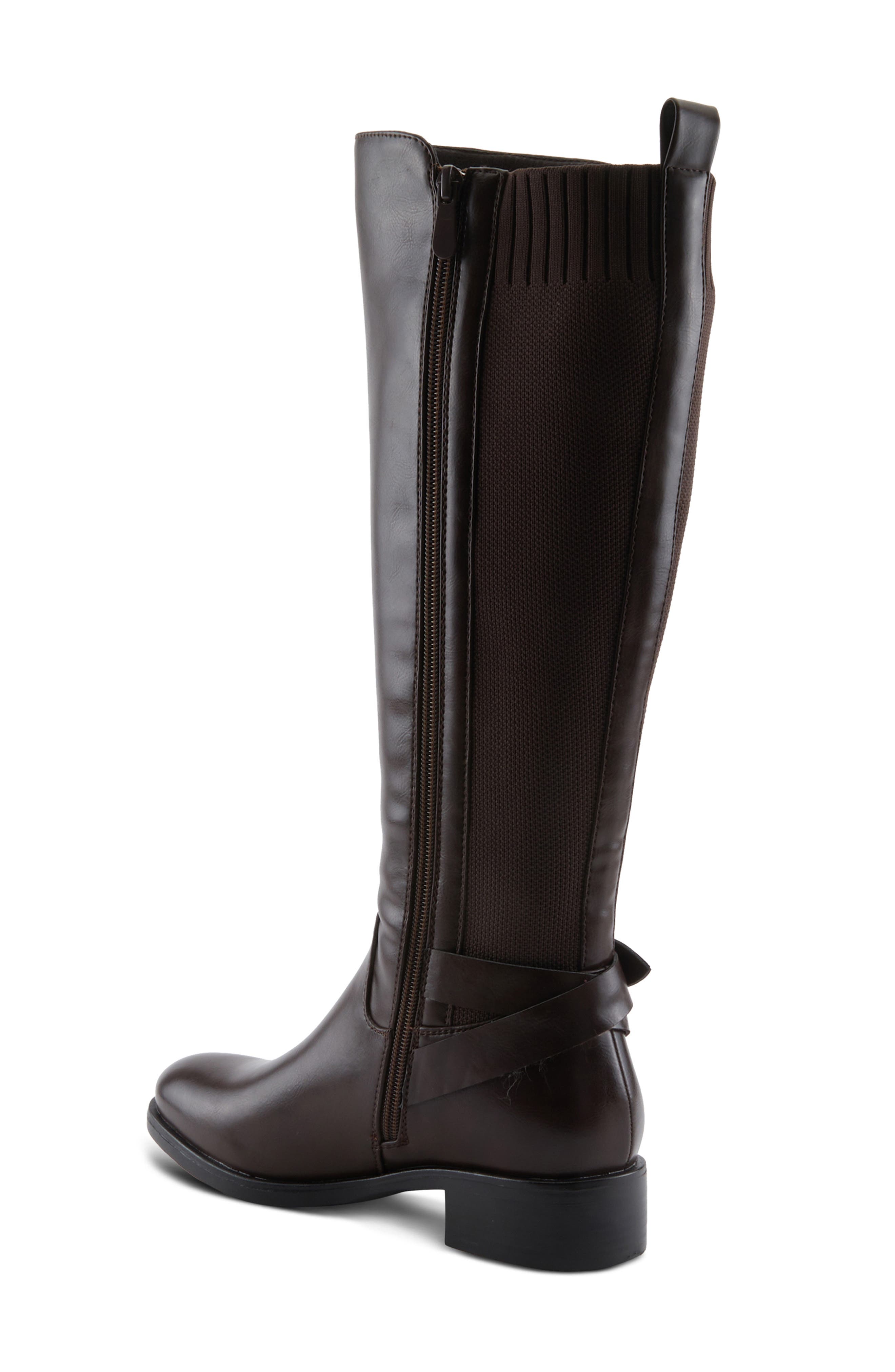 Papina Knee High Boot, Alternate, color, DARK BROWN