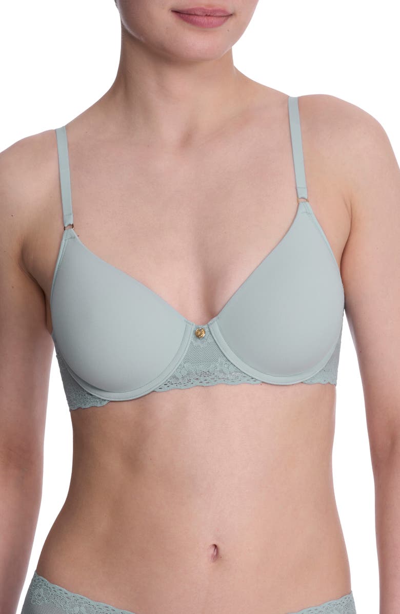 Natori Bliss Perfection Comfort T-Shirt Bra, Main, color, Minty