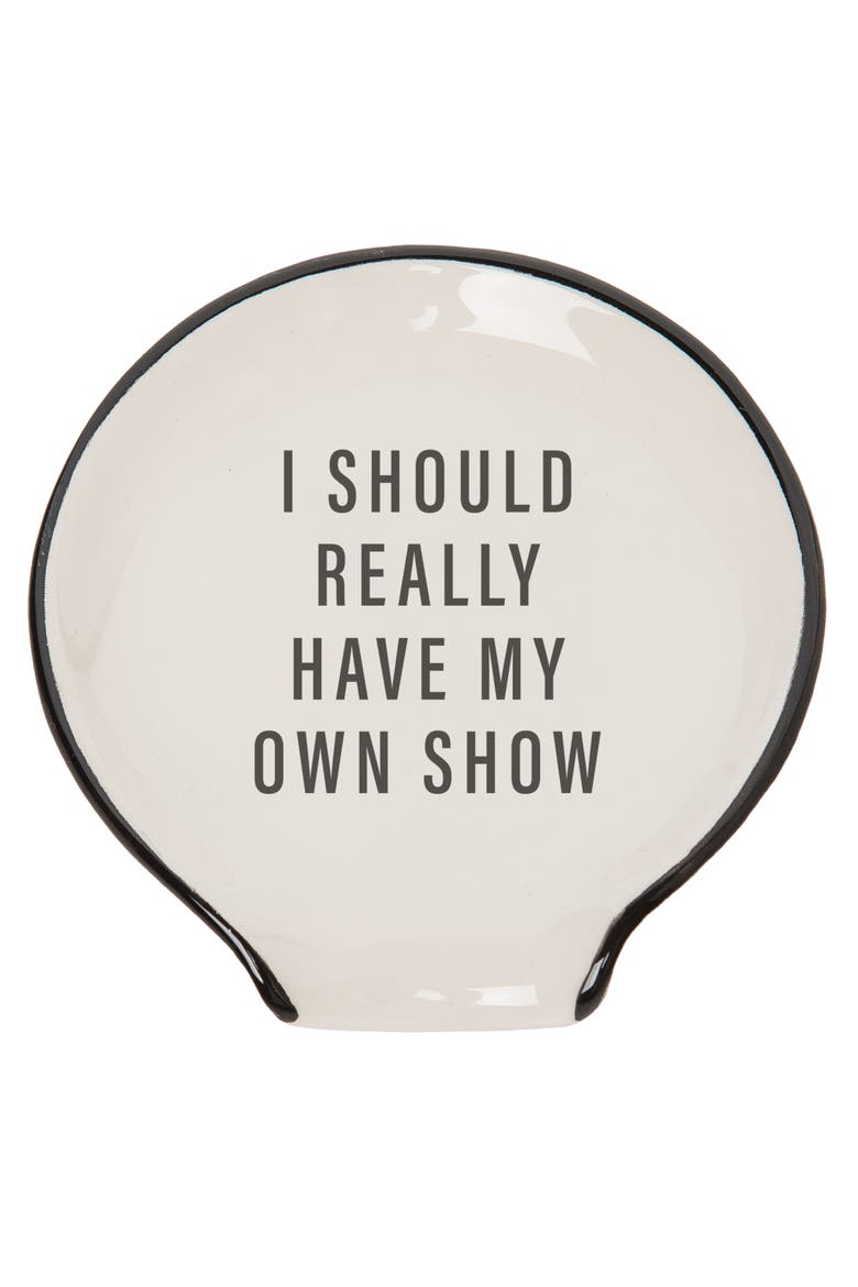 Have My Own Show Spoon Rest, Main, color, White