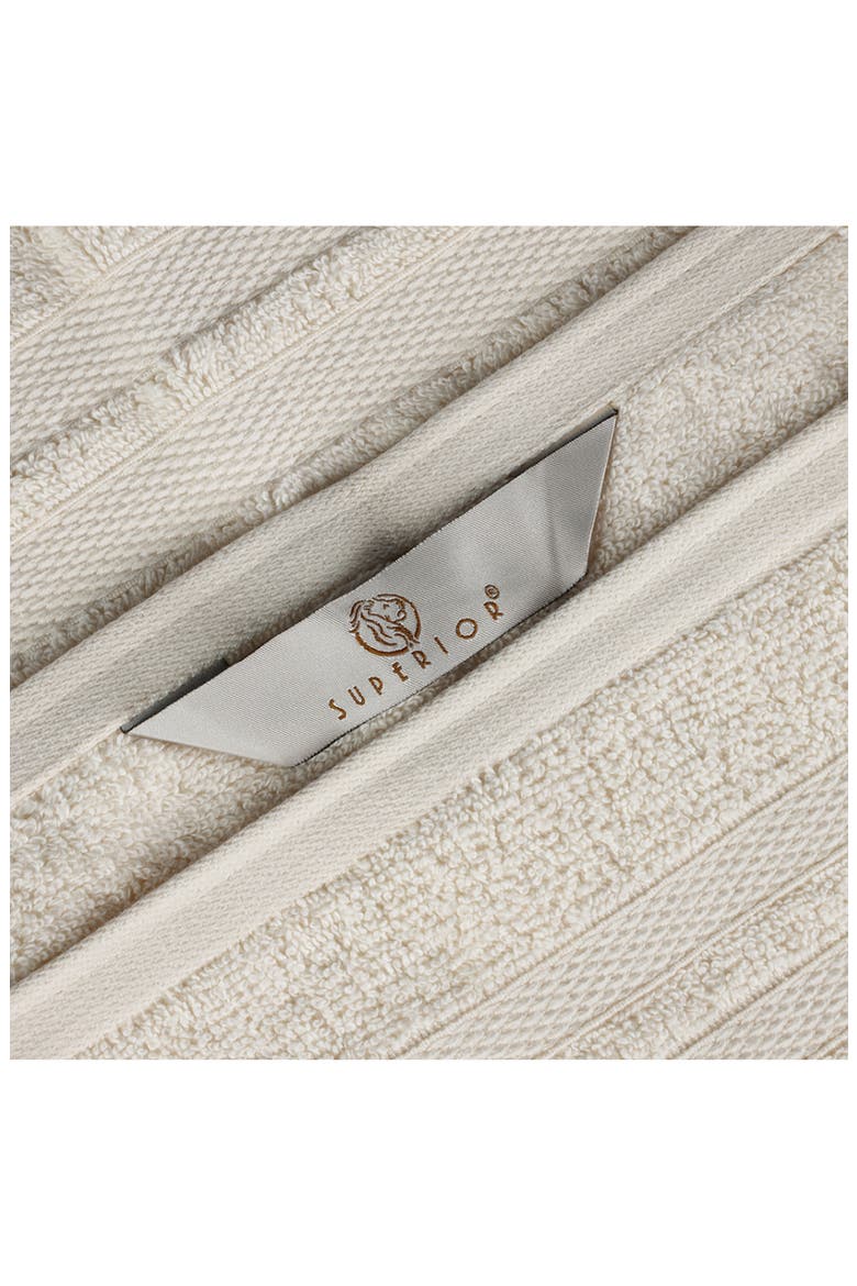 Solid Cotton 6-Piece Towel Set, Alternate, color, IVORY