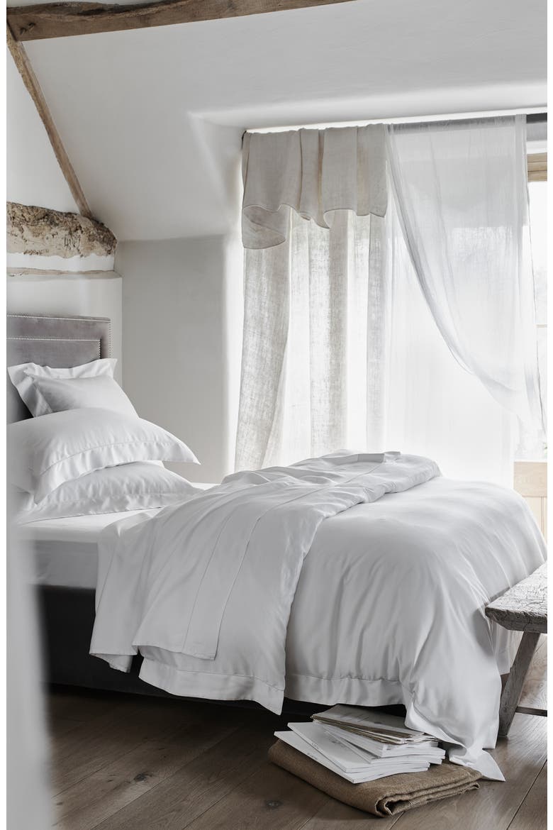 Cavendish 800 Thread Count Flat Sheet, Alternate, color, WHITE