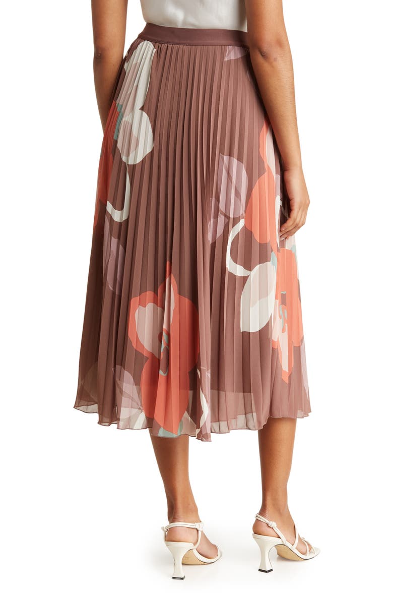 DR2 by Daniel Rainn Pleated Floral Skirt, Alternate, color, 