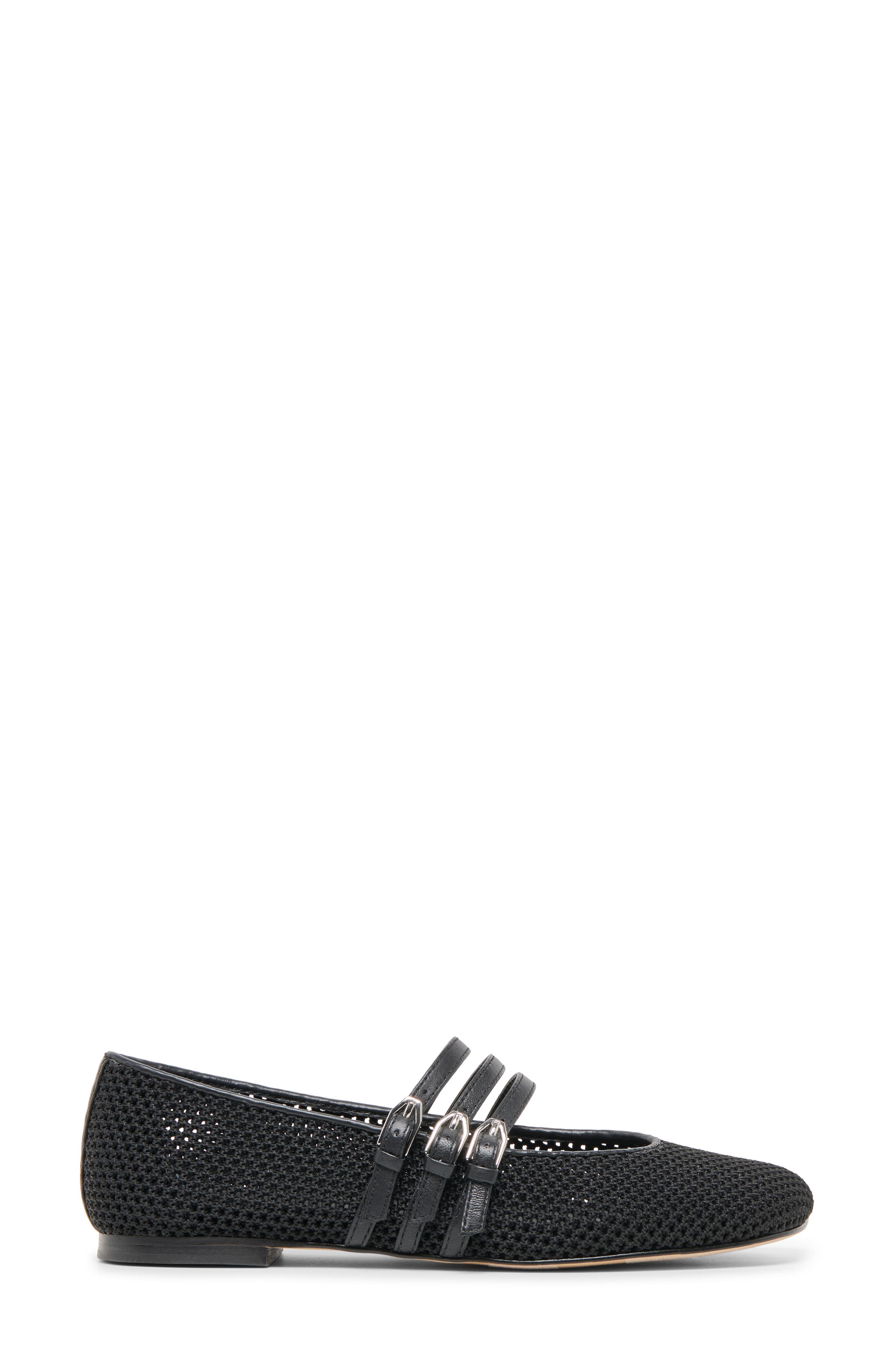 Dolce Vita Alisen Mesh Mary Jane Flat, Alternate, color, Onyx Woven Knit