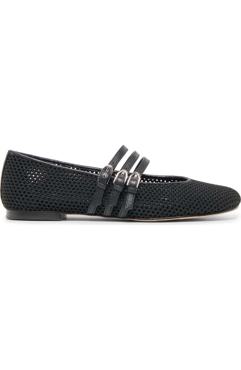 Dolce Vita Alisen Mesh Mary Jane Flat, Alternate, color, Onyx Woven Knit