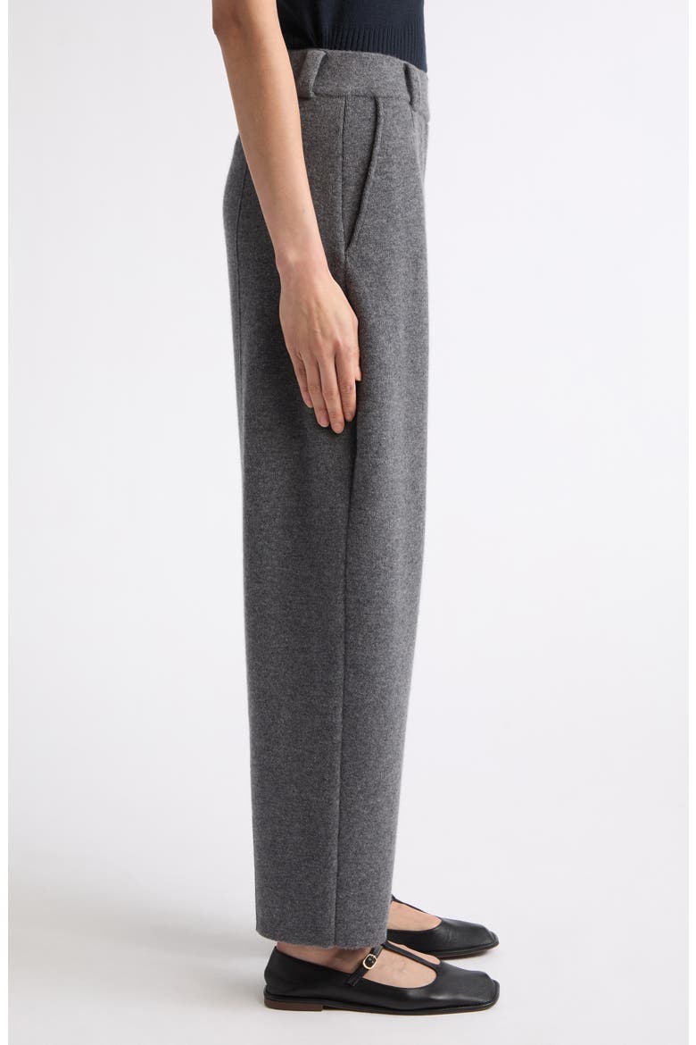 Wrenda Cashmere Barrel Leg Sweater Pants, Alternate, color, GRAPHITE
