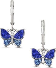 Lily Nily Kids' Crystal Butterfly Earrings