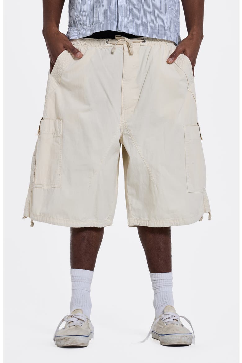 Oversize Cargo Shorts, Main, color, ECRU
