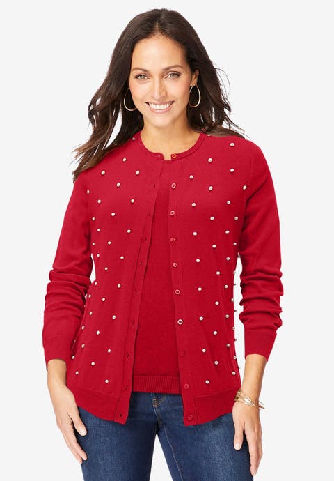 Fine Gauge Cardigan (Plus Available)