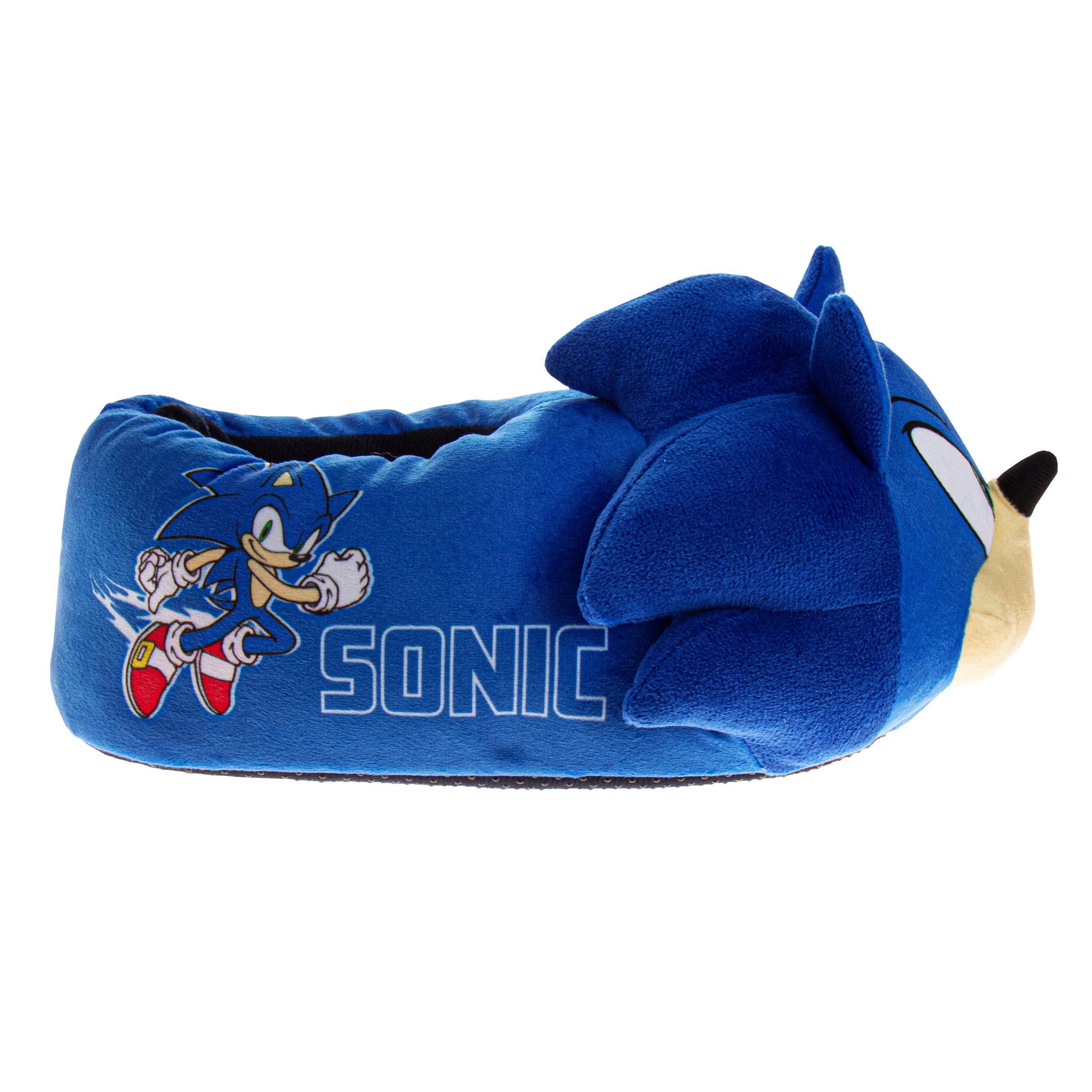 Sonic the Hedgehog Plush Warm House Slippers, Alternate, color, 