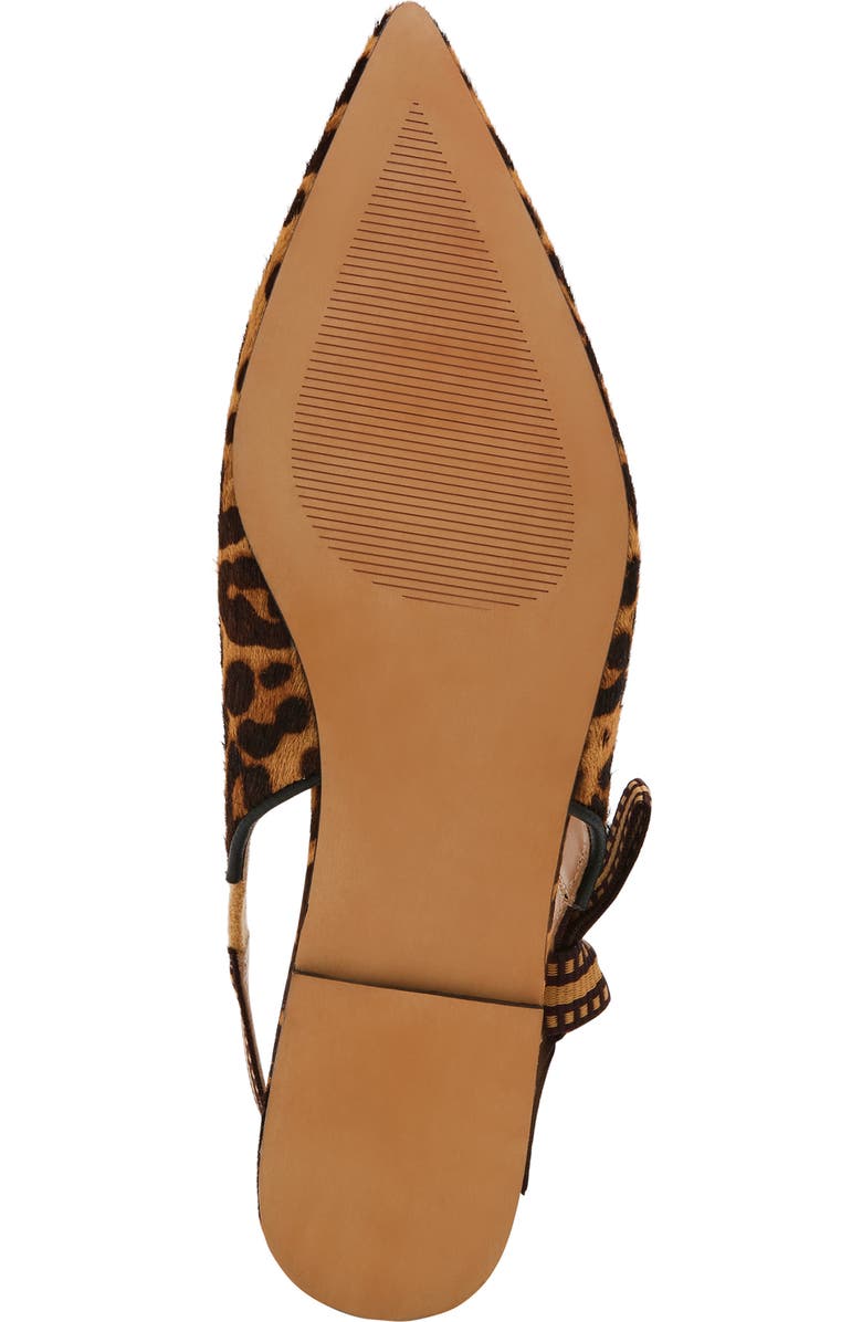 Steve Madden Olsen Slingback Genuine Calf Hair Pointed Toe Flat, Alternate, color,