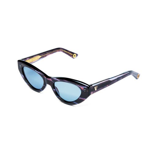 Vada Catfish Sunglasses In Blue