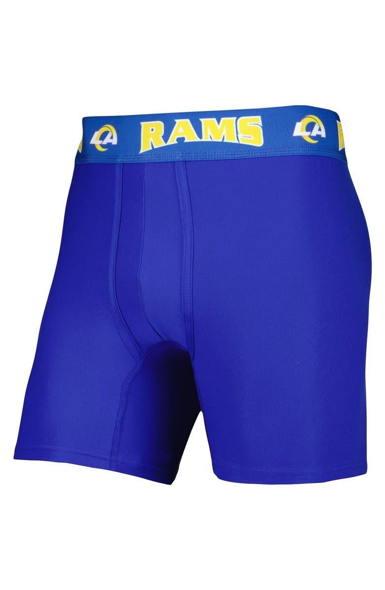 CONCEPTS SPORT Men's Concepts Sport Royal/Gold Los Angeles Rams 2-Pack Boxer Briefs Set, Alternate, color, Royal