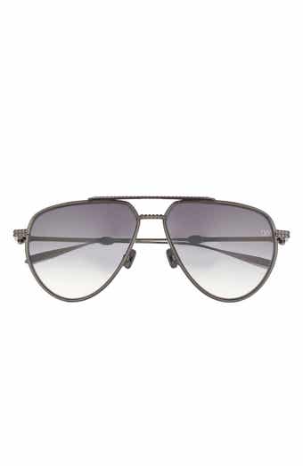 Valentino V-Stud II 59mm Aviator Sunglasses