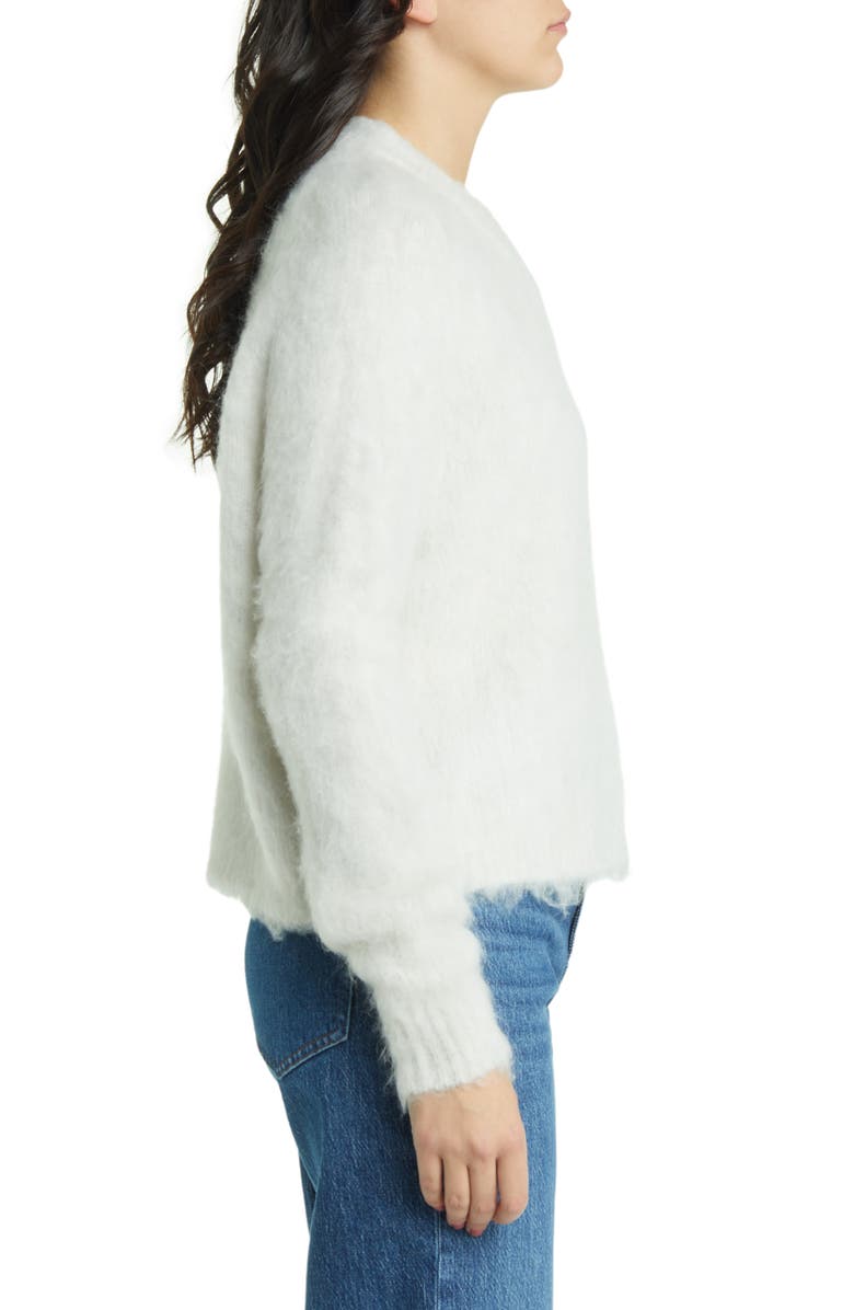 Madewell Brushed V-Neck Sweater, Alternate, color,