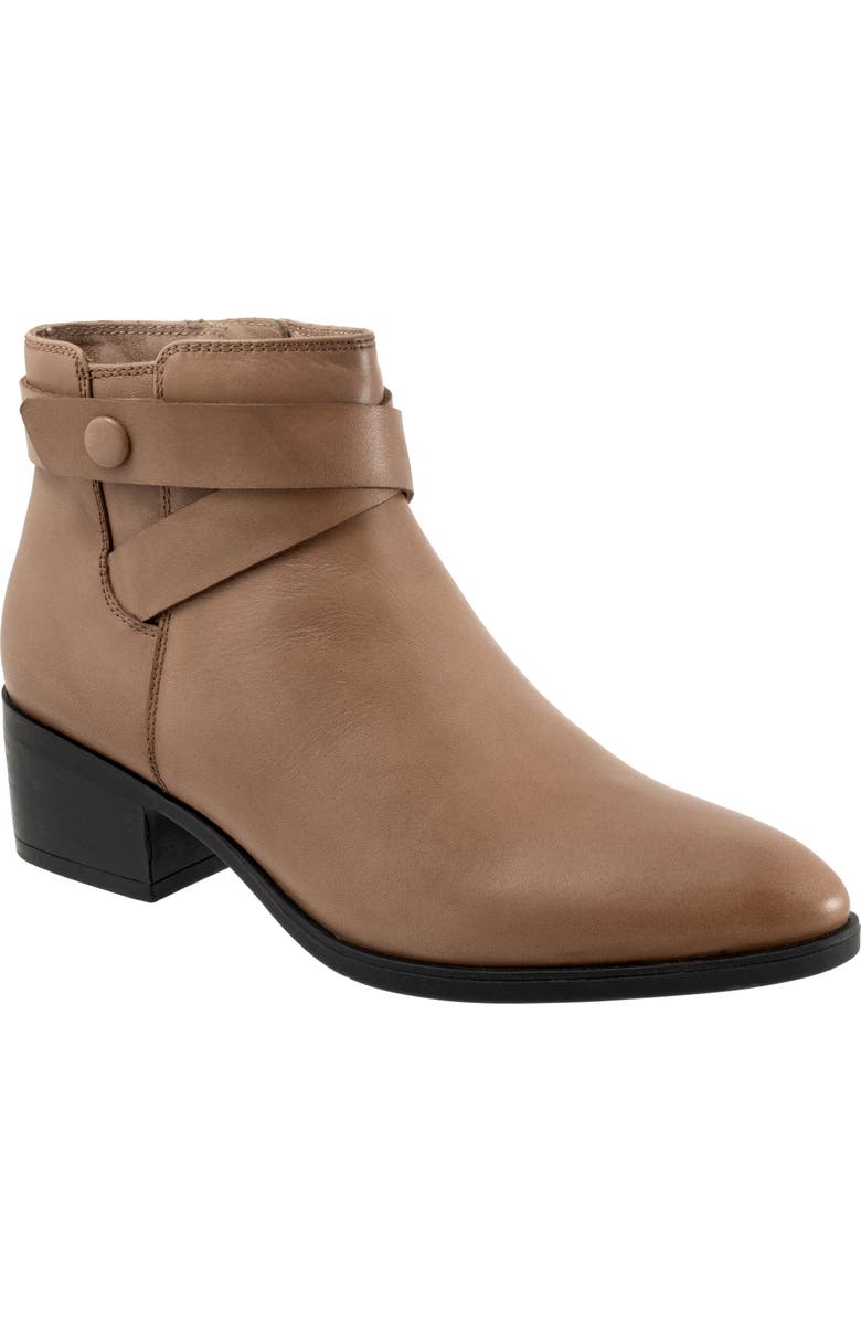 SoftWalk<sup>®</sup> Lira Ankle Boot, Main, color, Stone