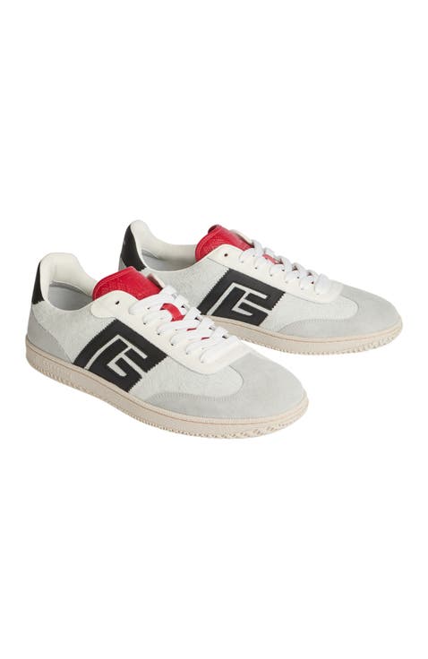 Swan Suede and Smooth Leather Trainers