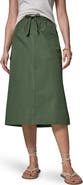 Donna Karan New York Tie Waist Cargo Midi Skirt
