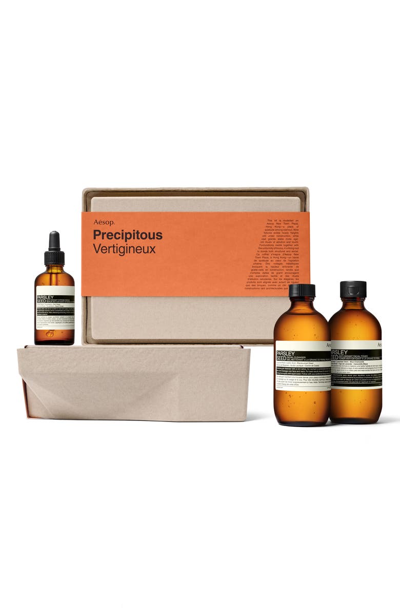 Aesop Precipitous Parsley Skin Care Trio Set, Alternate, color, 