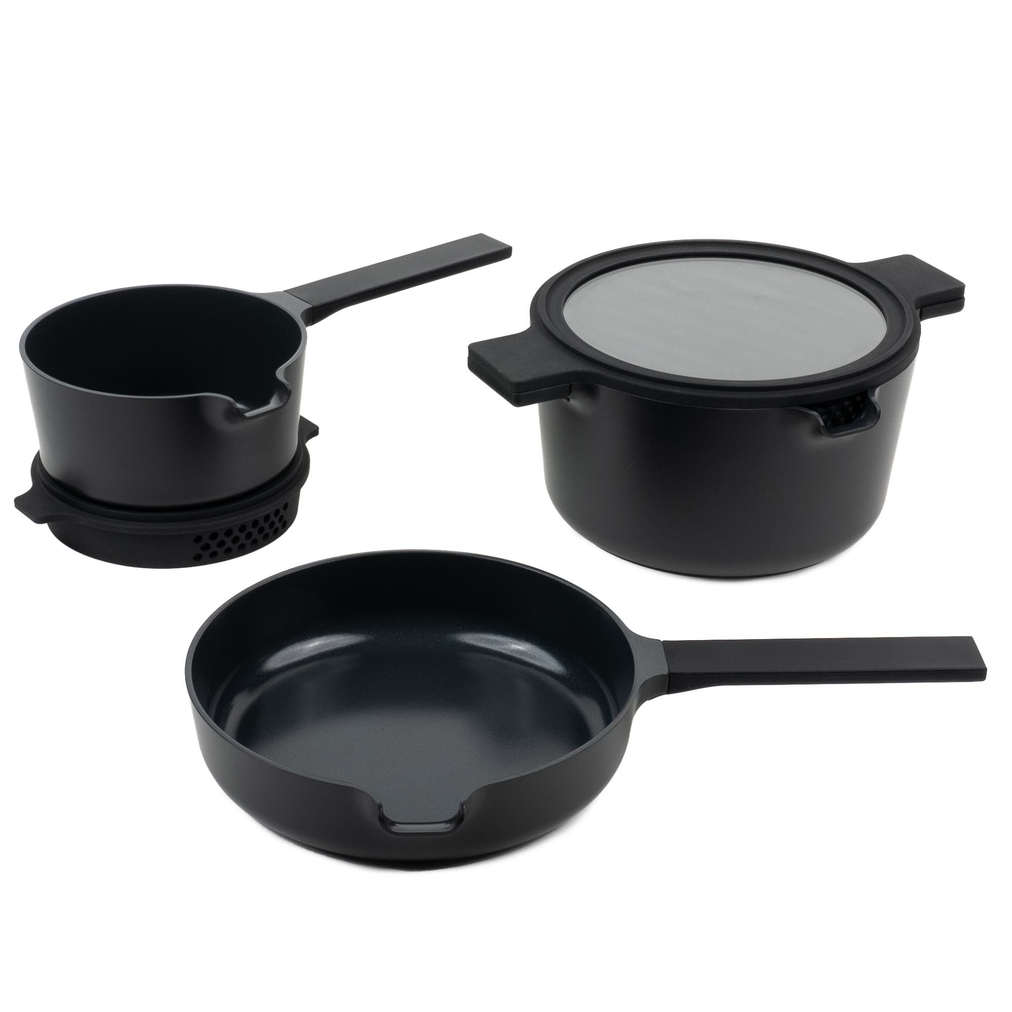 Alva Neat 5 in 1 Ceramic Nonstick Cookware Set - Thumbnail 2