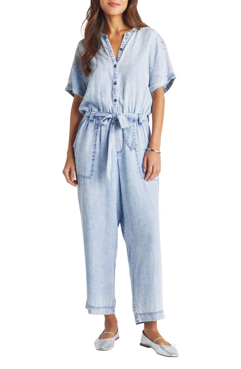 Splendid Ray Chambray Jumpsuit, Main, color,