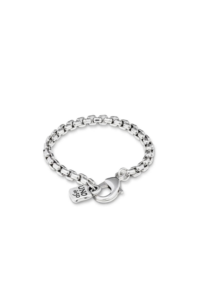 Link Chain Bracelet, Alternate, color, Silver