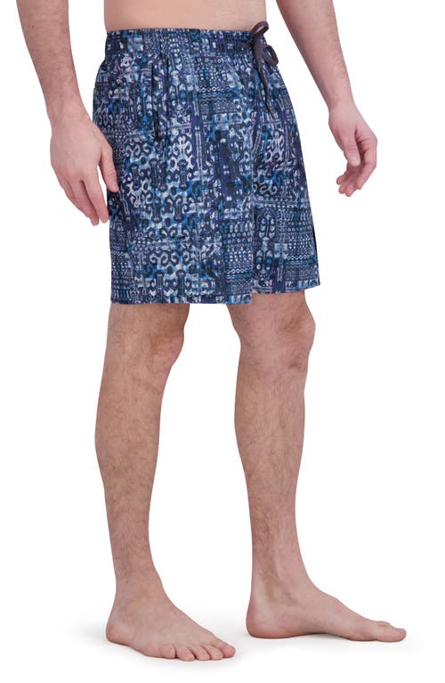 Robert Graham Quickdry Boxer Board Shorts In Lake