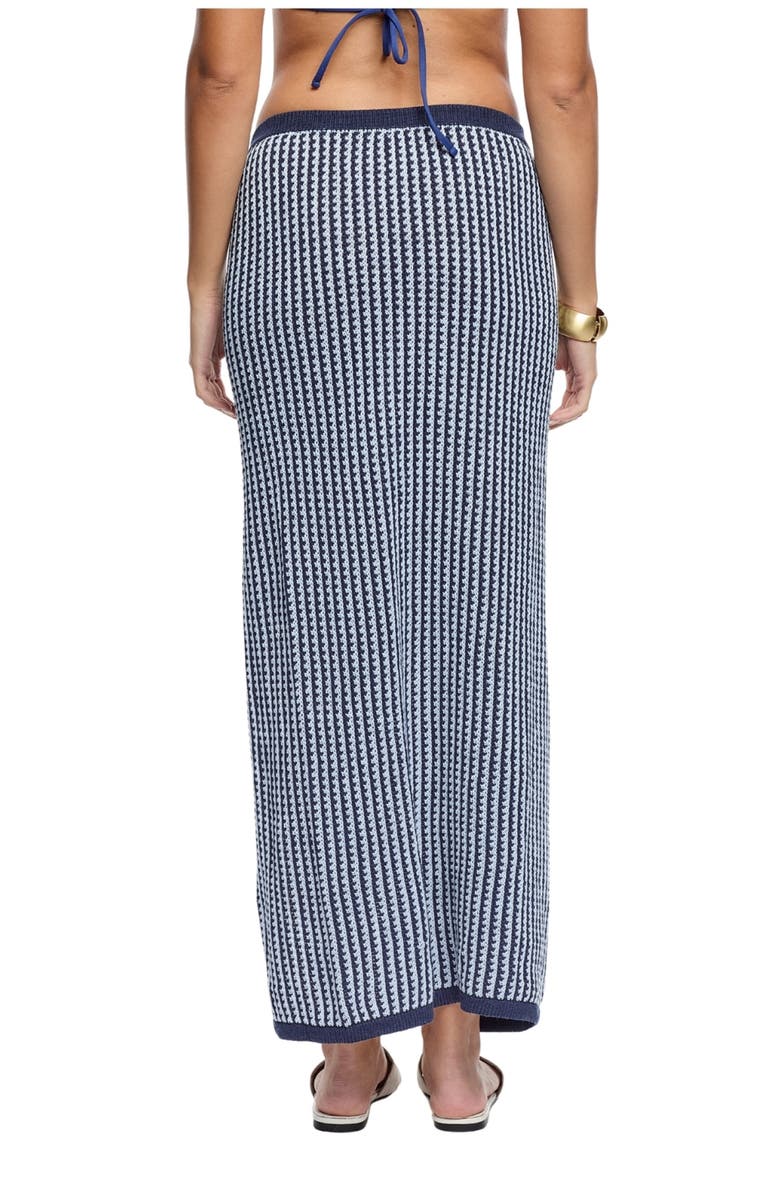 Capittana Rosalia Crochet Cover-Up Skirt, Alternate, color, Blue