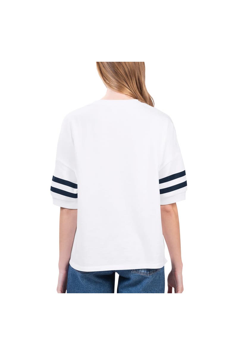 G-III 4HER BY CARL BANKS Women's G-III 4Her by Carl Banks White Boston Red Sox Winners Half-Sleeve Fashion Top, Alternate, color, 