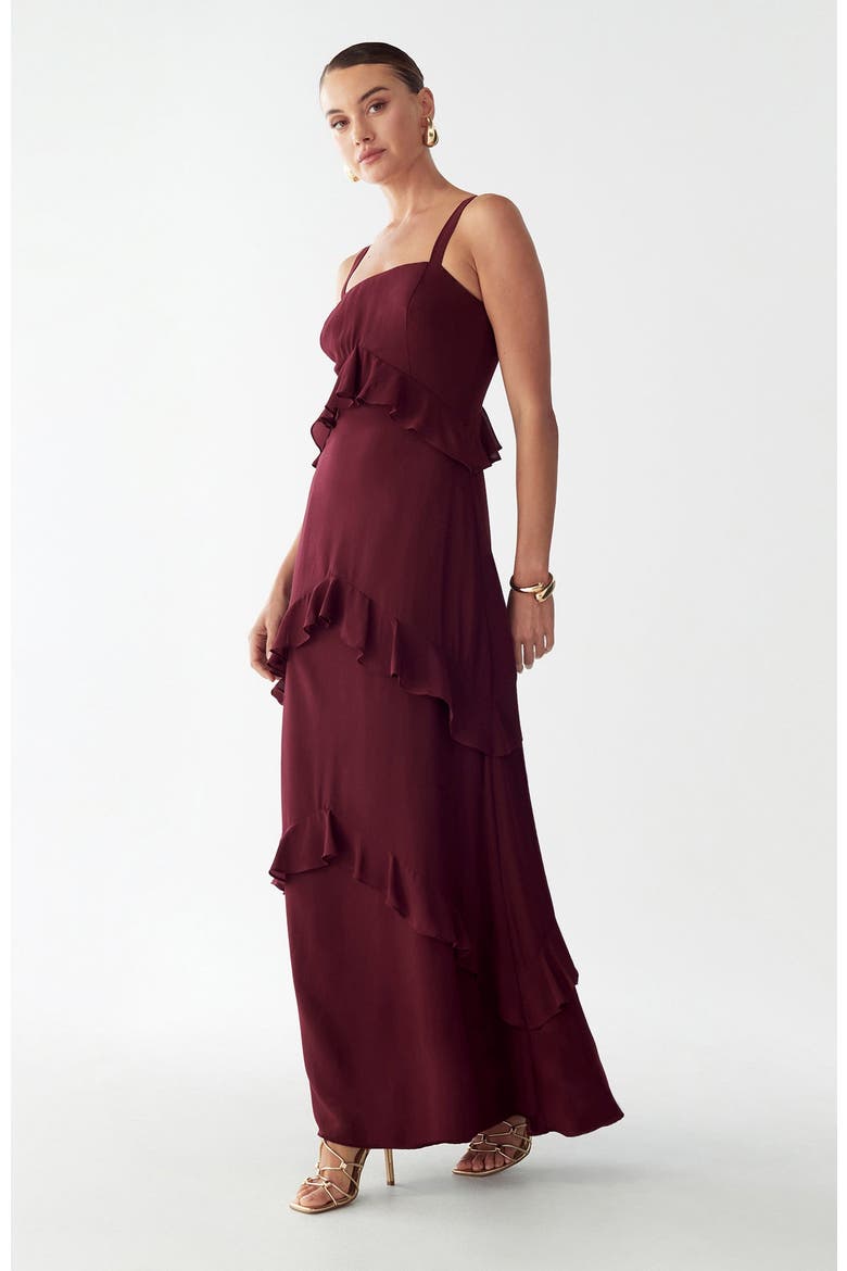 Cheri Maxi Dress, Alternate, color, Plum