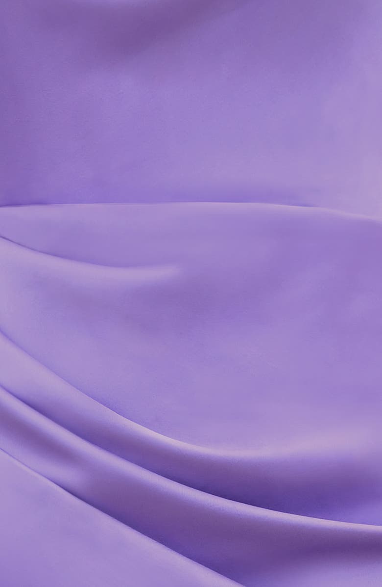 HOUSE OF CB Santana Strapless Satin Cocktail Dress, Alternate, color, Fairy Wren