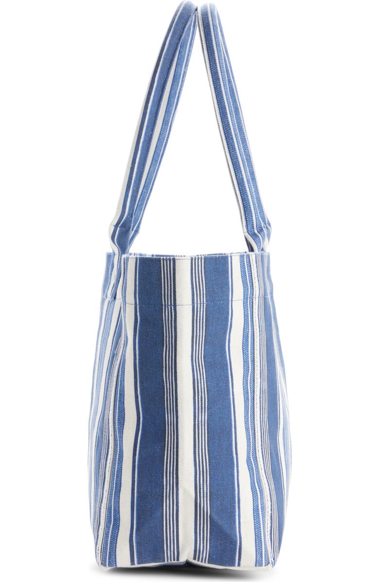 Isabel Marant Small Yenky Stripe Canvas Tote, Alternate, color,