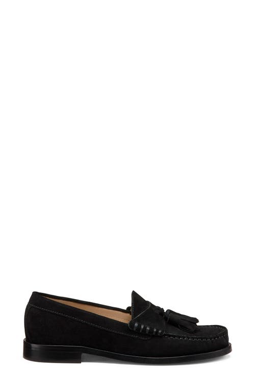 Stuart Weitzman Lottie Tassel Loafer In Black