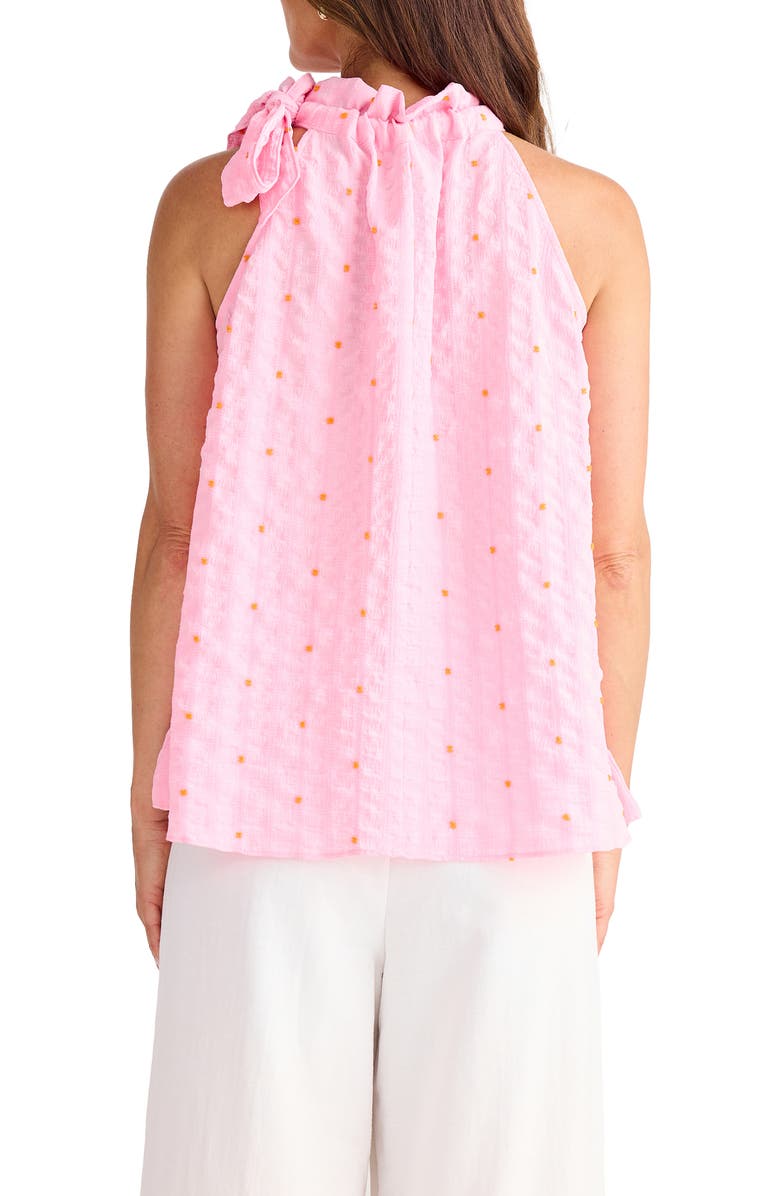 Brave+True Soul Seersucker Sleeveless Top, Alternate, color, Neon Pink Dobby