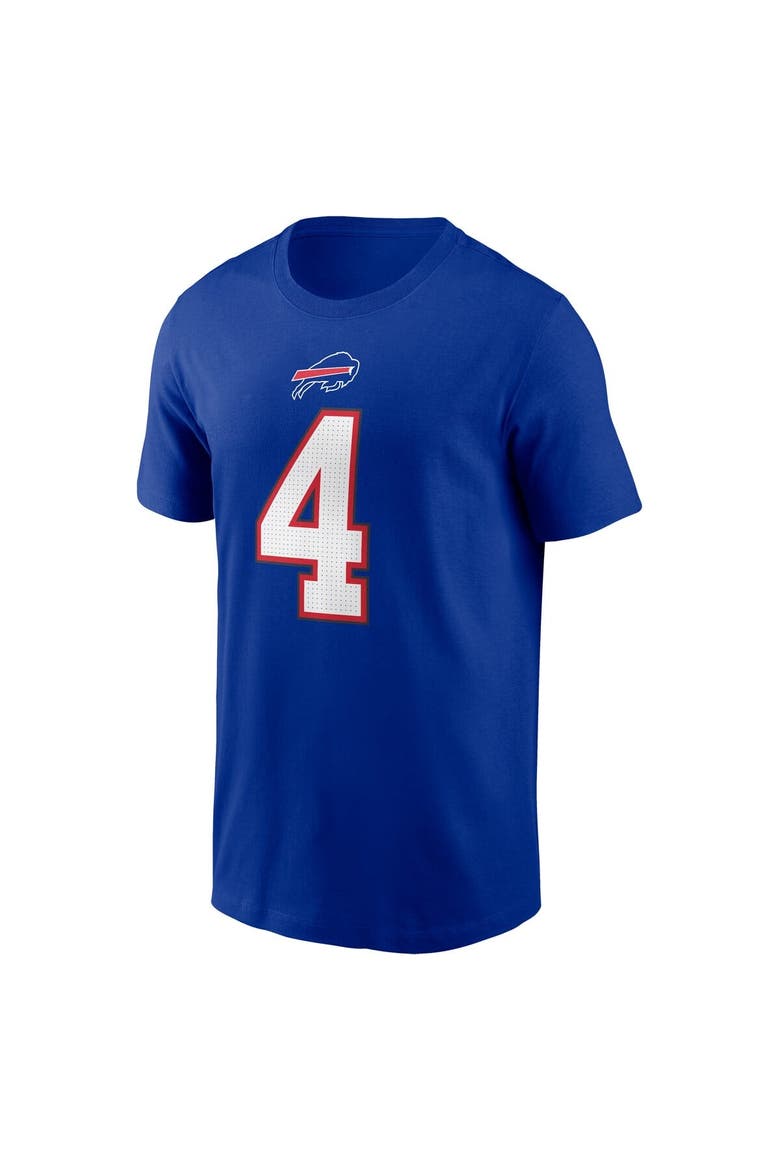 Men's Nike James Cook Royal Buffalo Bills Name & Number T-Shirt, Alternate, color, Royal