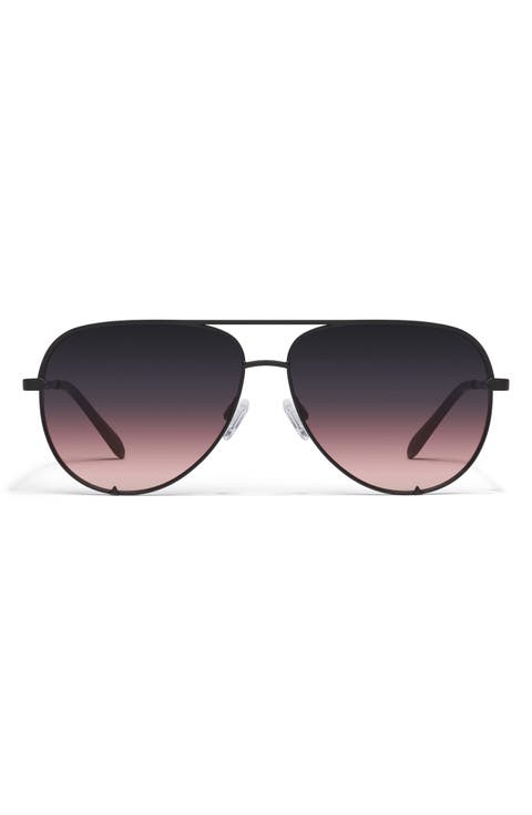 High Key 64mm Oversize Aviator Sunglasses