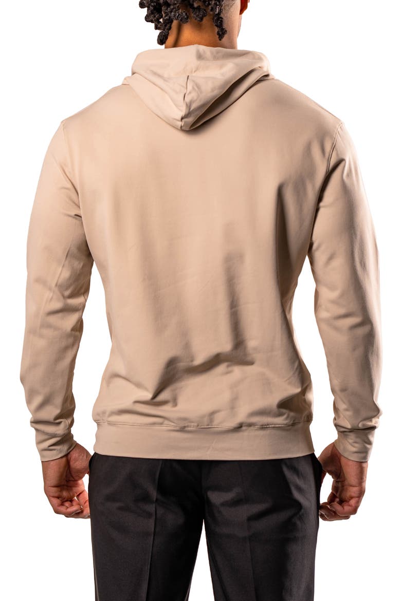 Merino20 Brown Hoodie, Alternate, color, BROWN