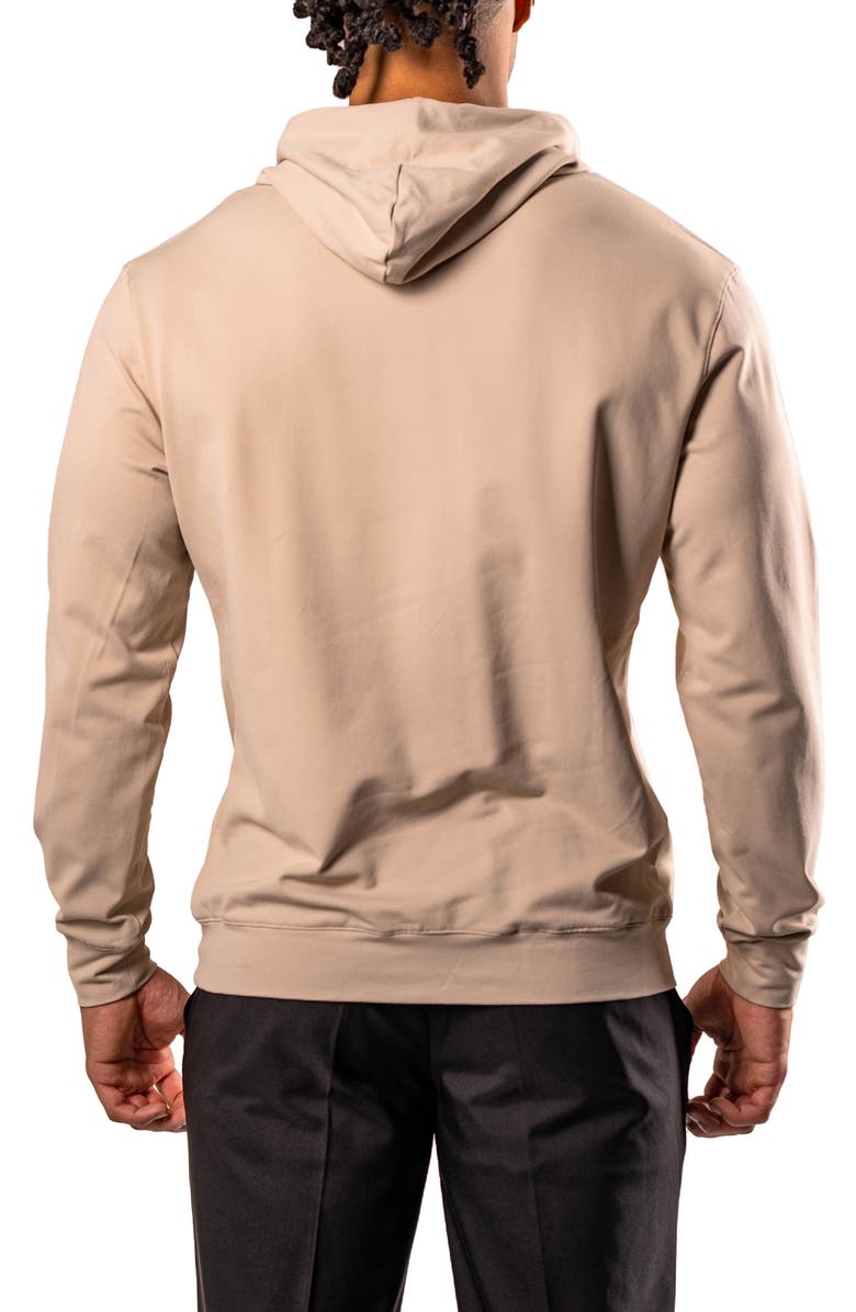 Maceoo Merino20 Brown Hoodie, Alternate, color, Brown